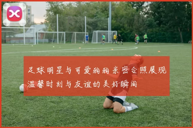 足球明星与可爱狗狗亲密合照展现温馨时刻与友谊的美好瞬间