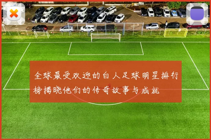 全球最受欢迎的白人足球明星排行榜揭晓他们的传奇故事与成就