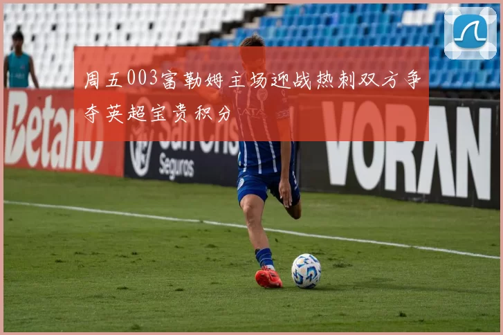 周五003富勒姆主场迎战热刺双方争夺英超宝贵积分